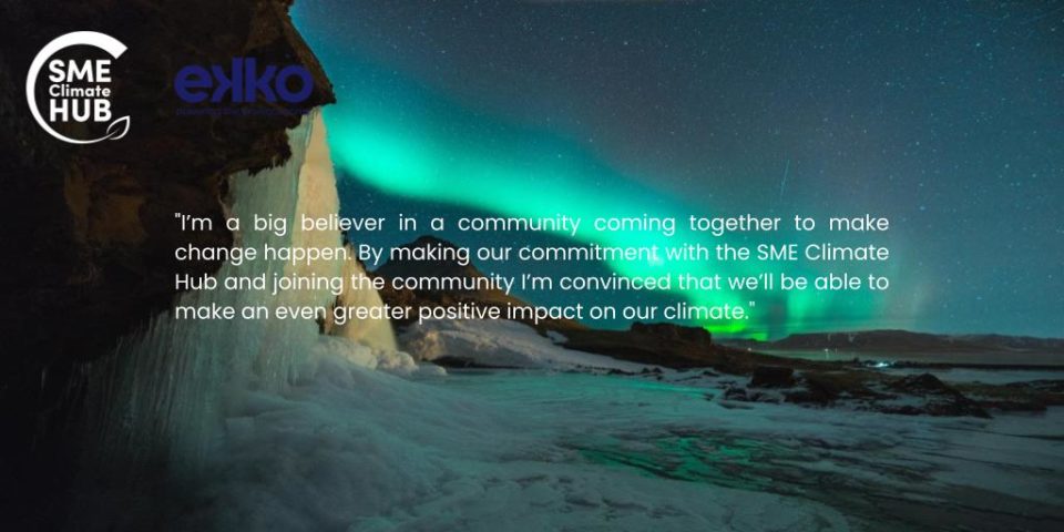 ekko Prioritizes Climate Action, Finds Community in SME Climate Hub